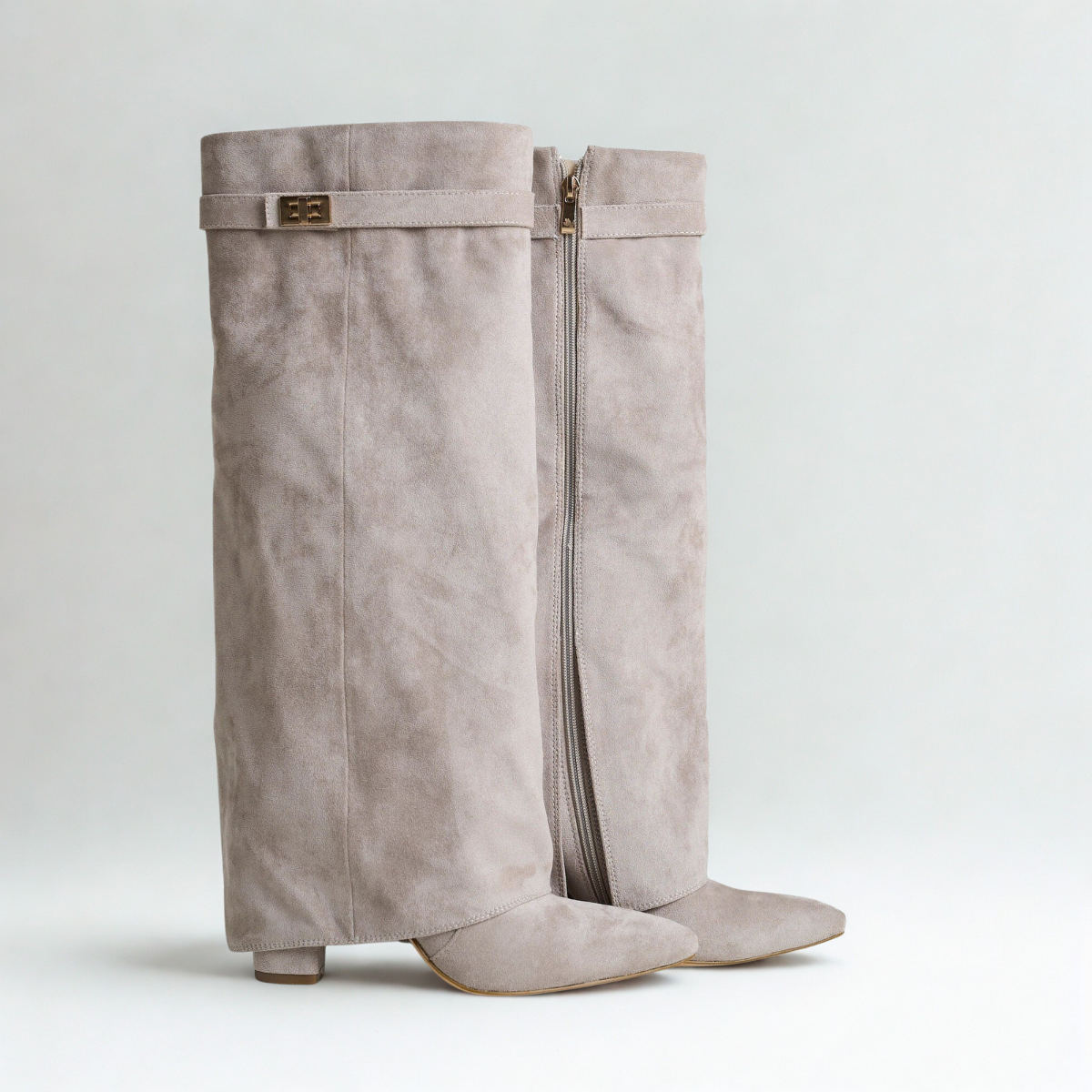 HOHE WILDLEDERSTIEFEL MODENA - TAUPE
