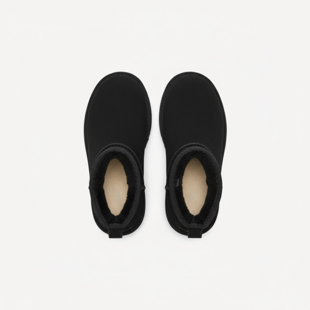 MINI PLATFORM-KNÖCHELBOOT SIENA – SCHWARZ