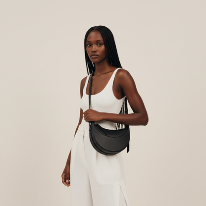 SCHULTERTASCHE PERUGIA – SCHWARZ