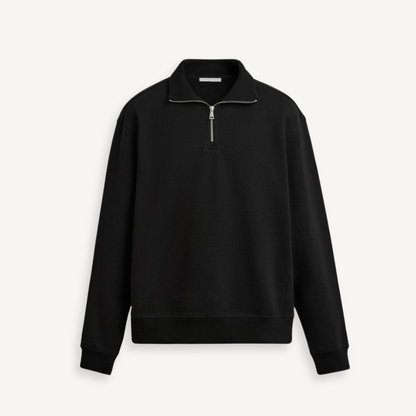 QUARTER ZIP PALERMO – SCHWARZ