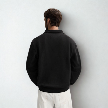 QUARTER ZIP PALERMO – SCHWARZ