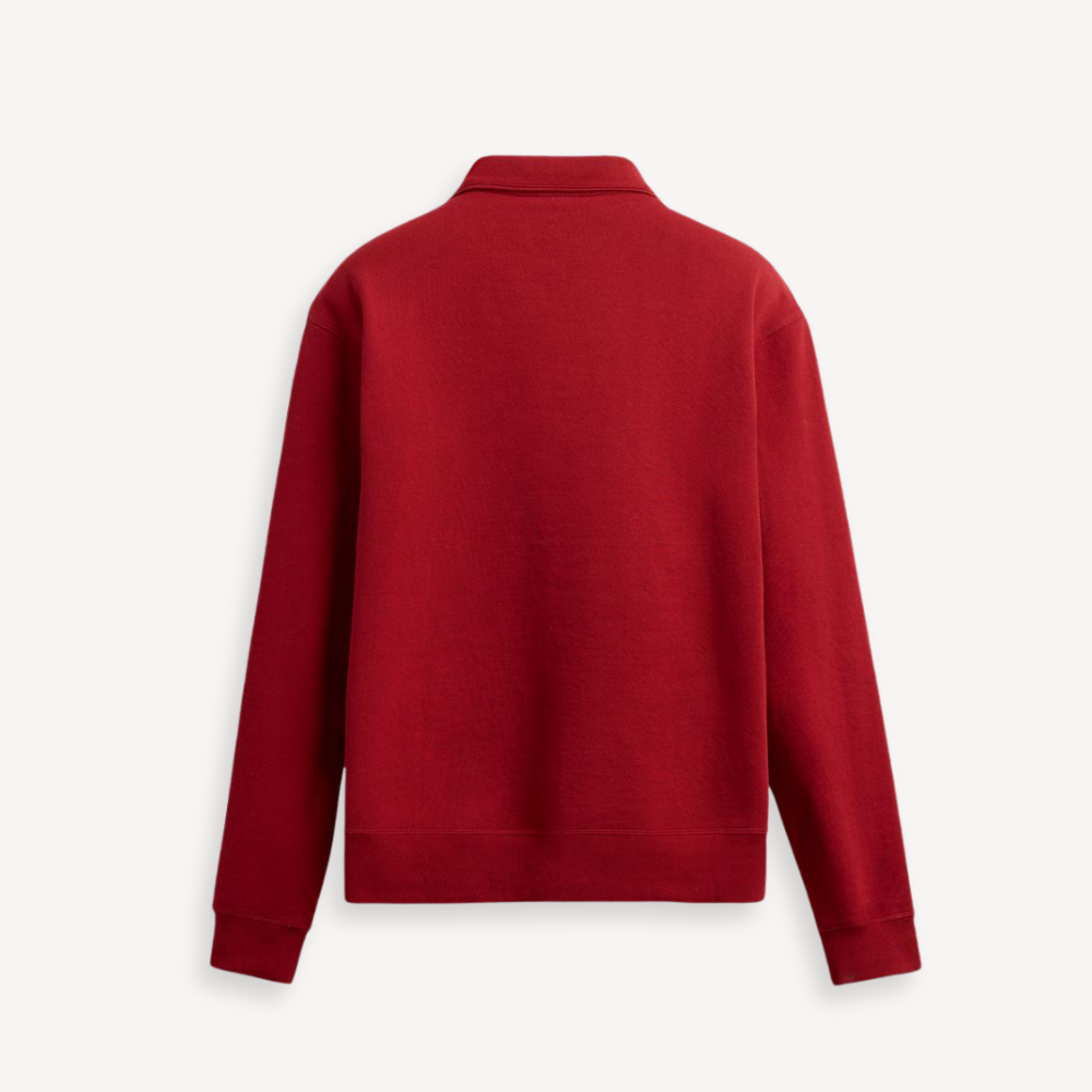 QUARTER ZIP PALERMO – ROT