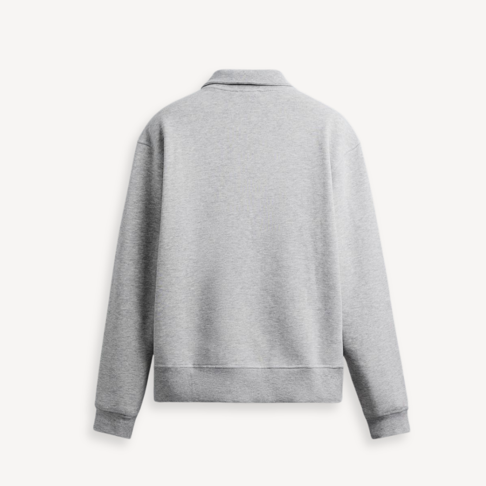 QUARTER ZIP PULLOVER PALERMO – GRAU