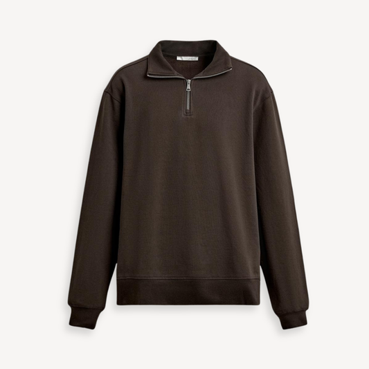 QUARTER ZIP PALERMO – BRAUN