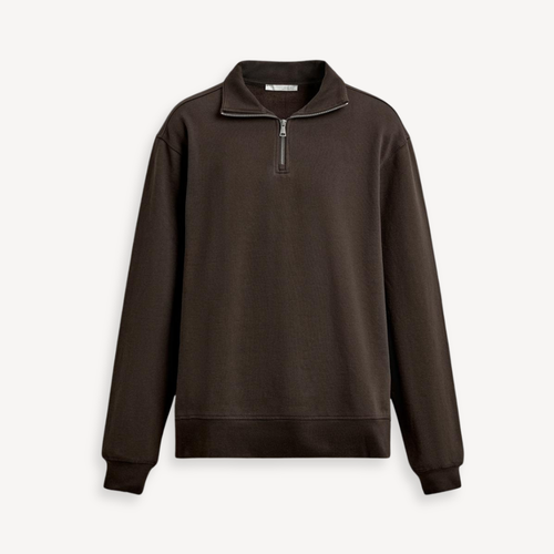 QUARTER ZIP PALERMO – BRAUN