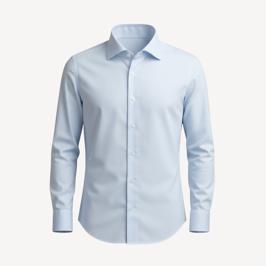 BÜGELFREIES SLIM FIT HEMD FIRENZE – HELLBLAU