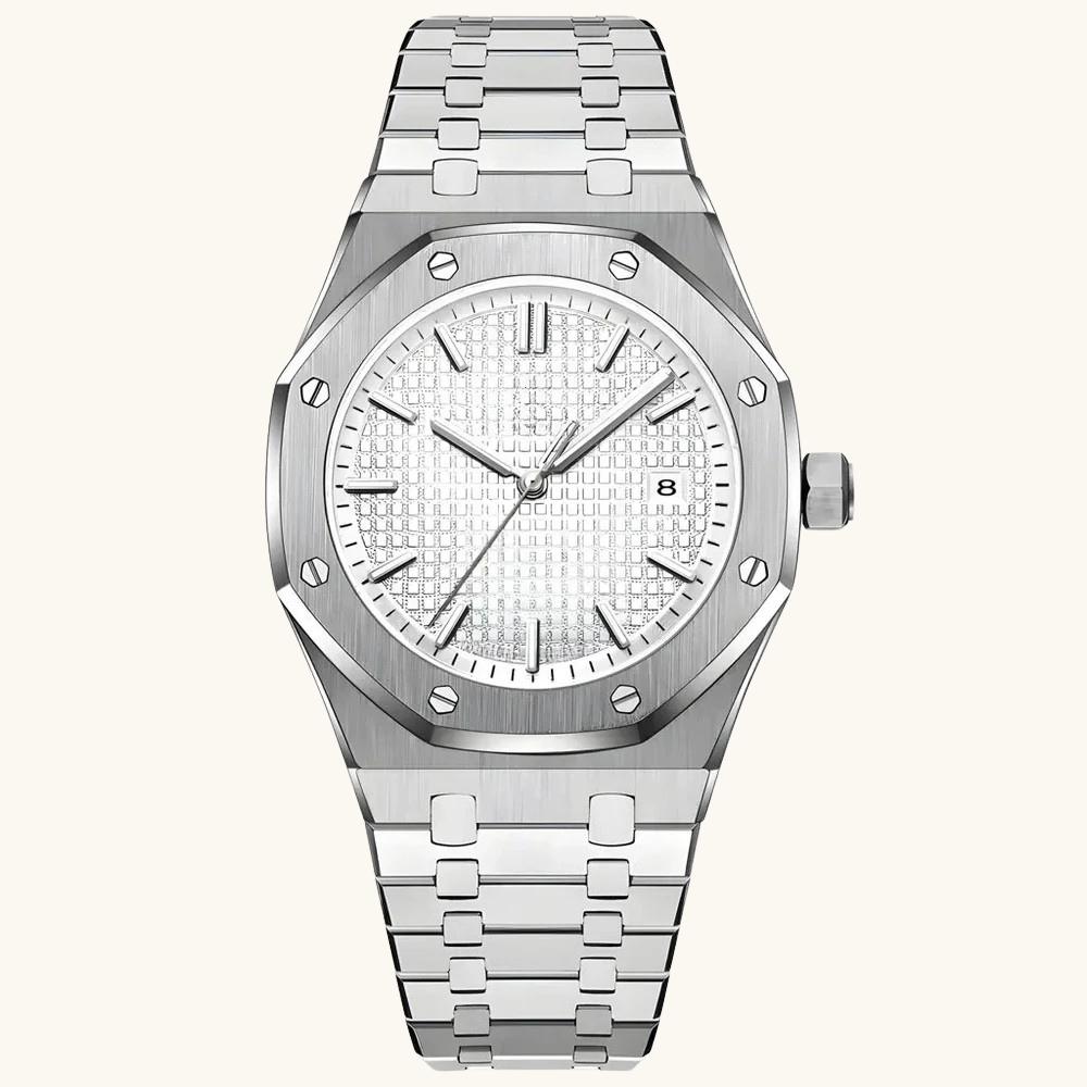 ROYAL FLORENZ 41 MM – SILBER / EIS