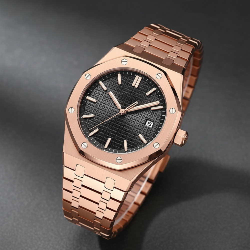 ROYAL FLORENZ 41 MM – ROSÉGOLD / STEIN