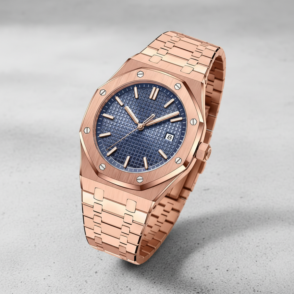 ROYAL FLORENZ 41 MM – ROSÉGOLD / OZEAN