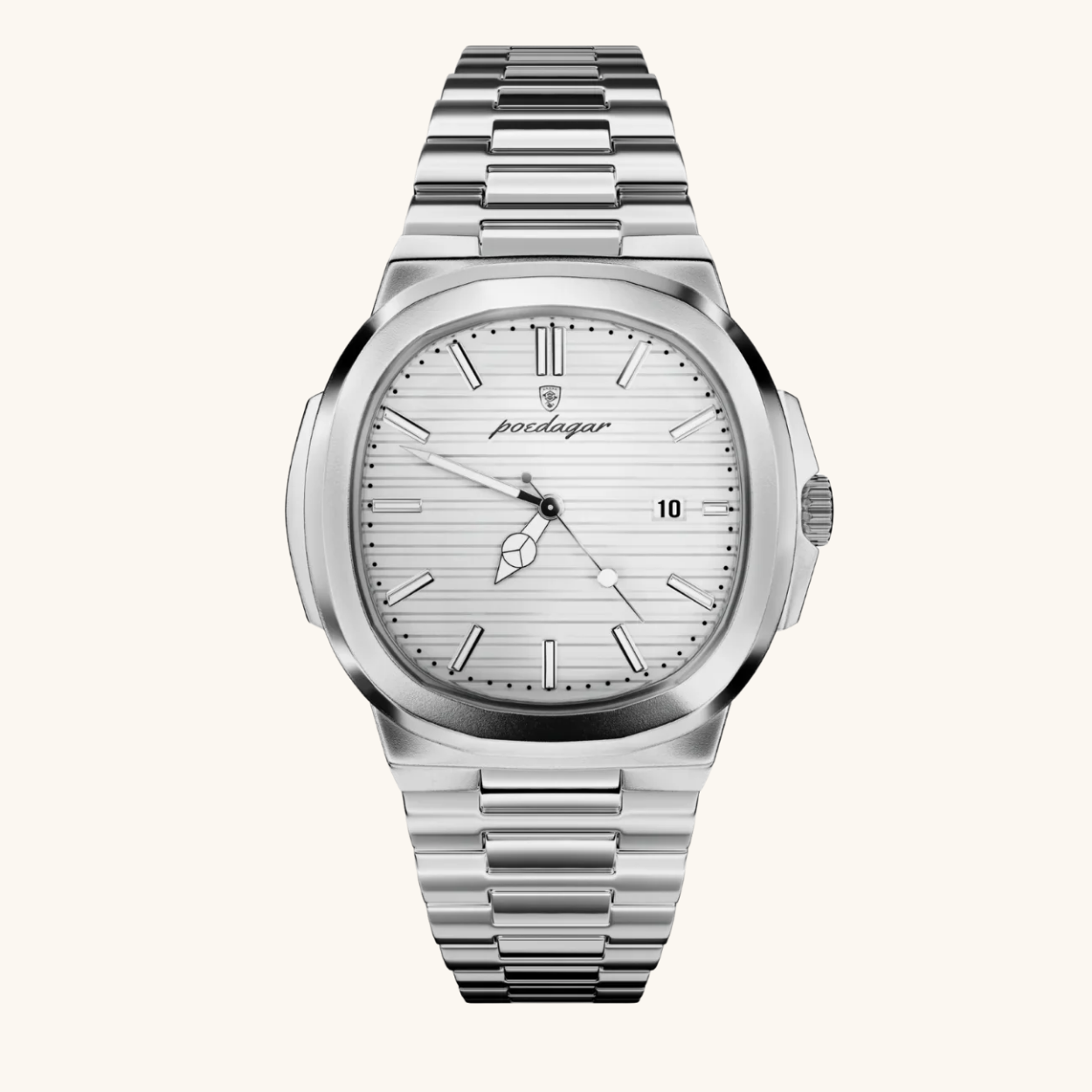 KING PARMA 41 MM – SILBER / EIS