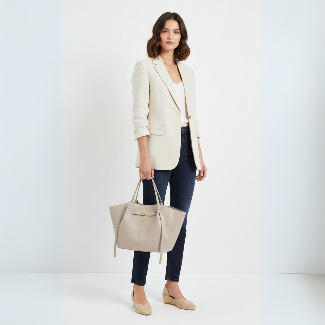SHOPPER CATANIA – BEIGE