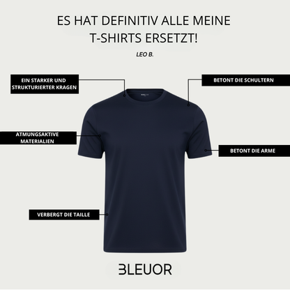 T-SHIRT PERFECT FIT TORINO – MARINEBLAU