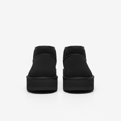 MINI PLATFORM-KNÖCHELBOOT SIENA – SCHWARZ