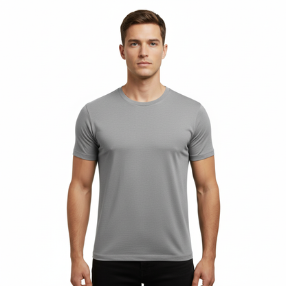 T-SHIRT PERFECT FIT TORINO – GRAU