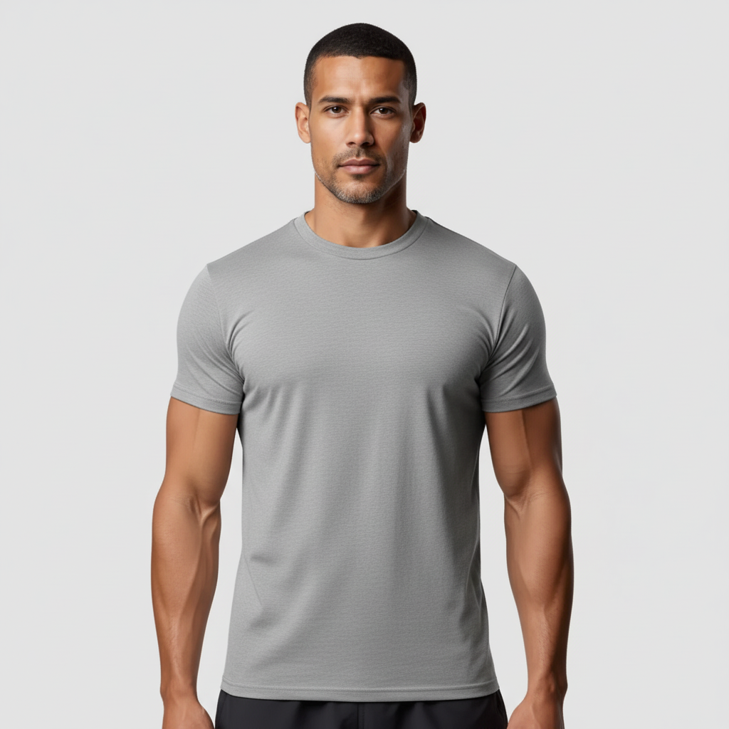 T-SHIRT PERFECT FIT TORINO – GRAU