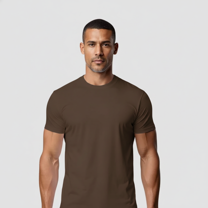 T-SHIRT PERFECT FIT TORINO – BRAUN