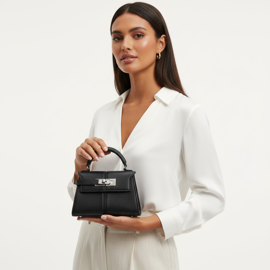 MINI-TASCHE BARI – SCHWARZ