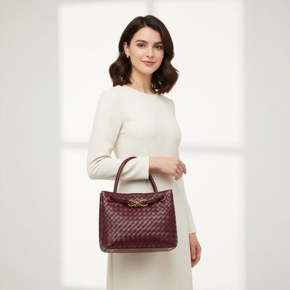 CABAS CATANIA – BURGUNDERROT