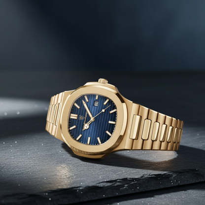 KING PARMA 41 MM – GOLD & OZEANBLAU / LIMITIERTE AUFLAGE